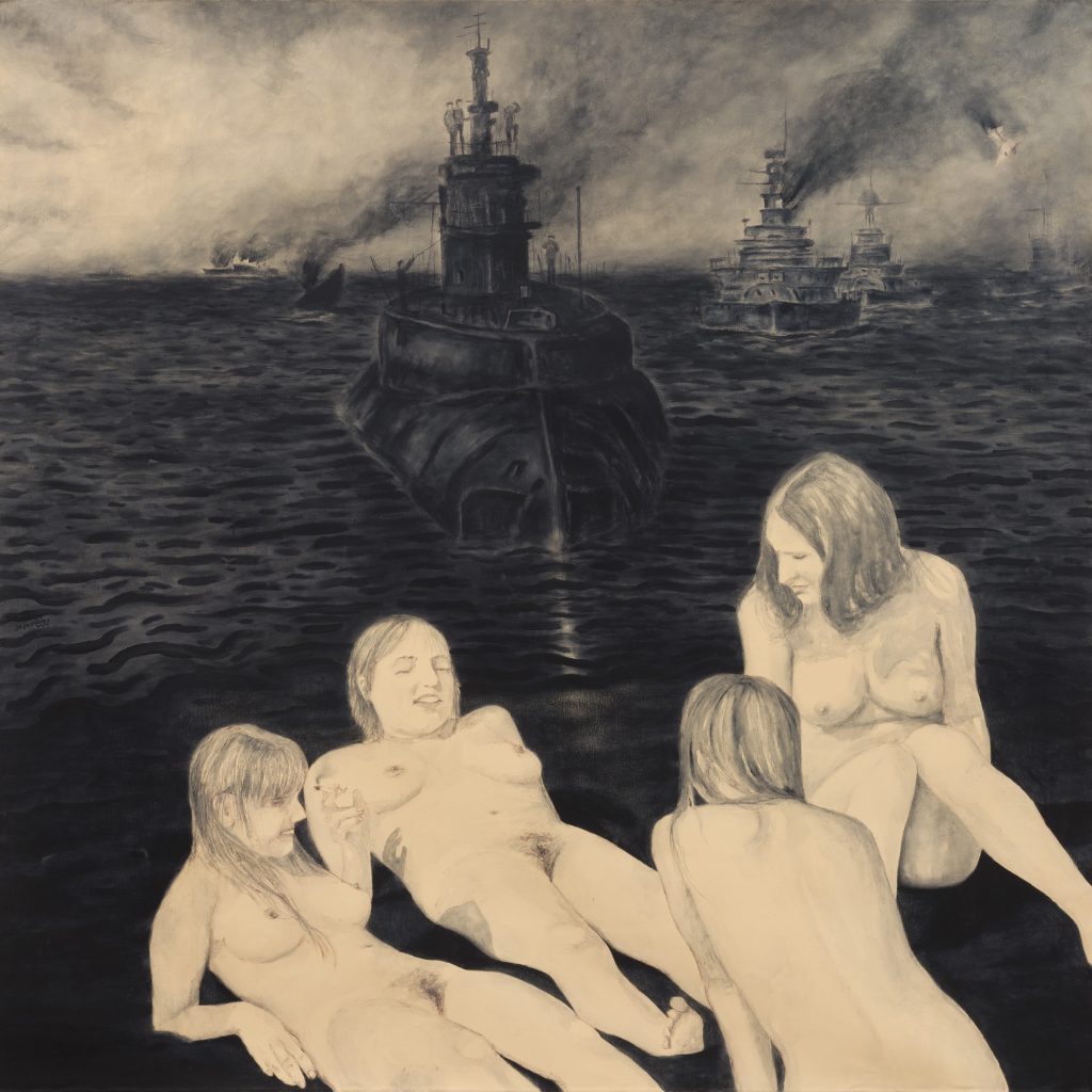 Jaśkowiec Marek "Good Evening" / 2016,  129 x 129 cm, technika własna
